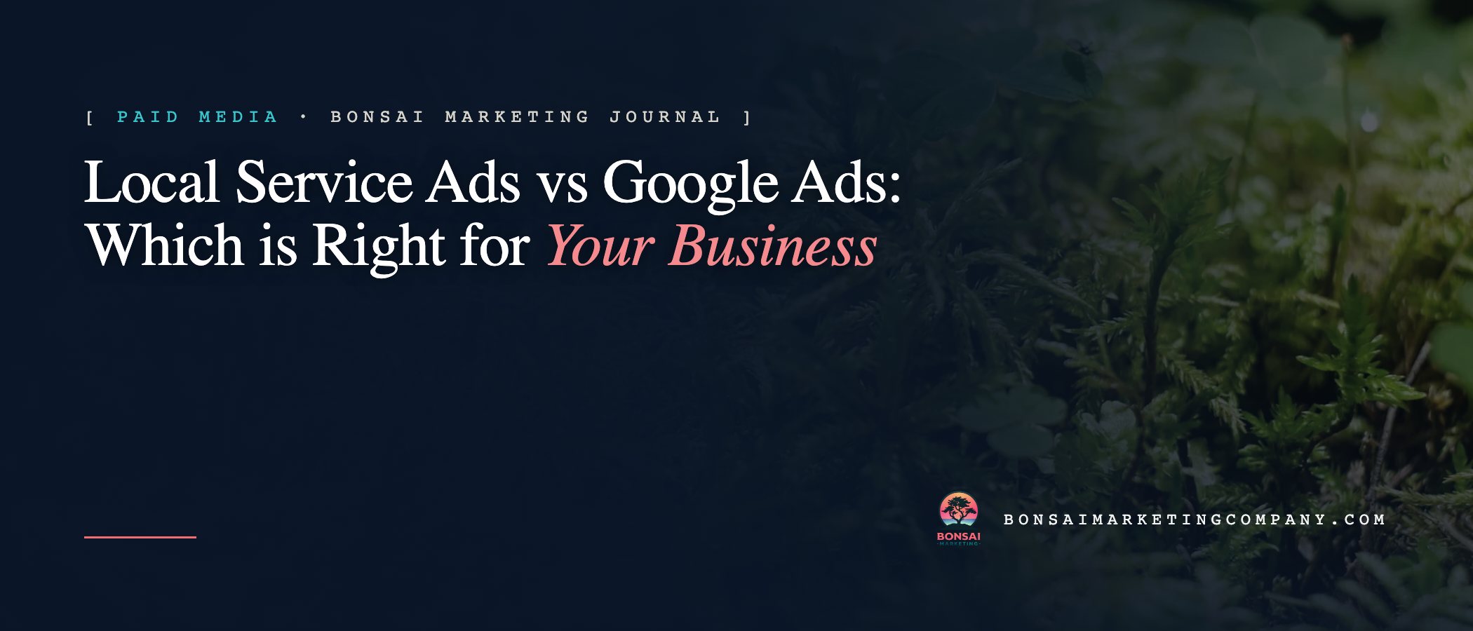 Local Service Ads vs Google Ads: Which is Right for Your Business — Bonsai Marketing journal