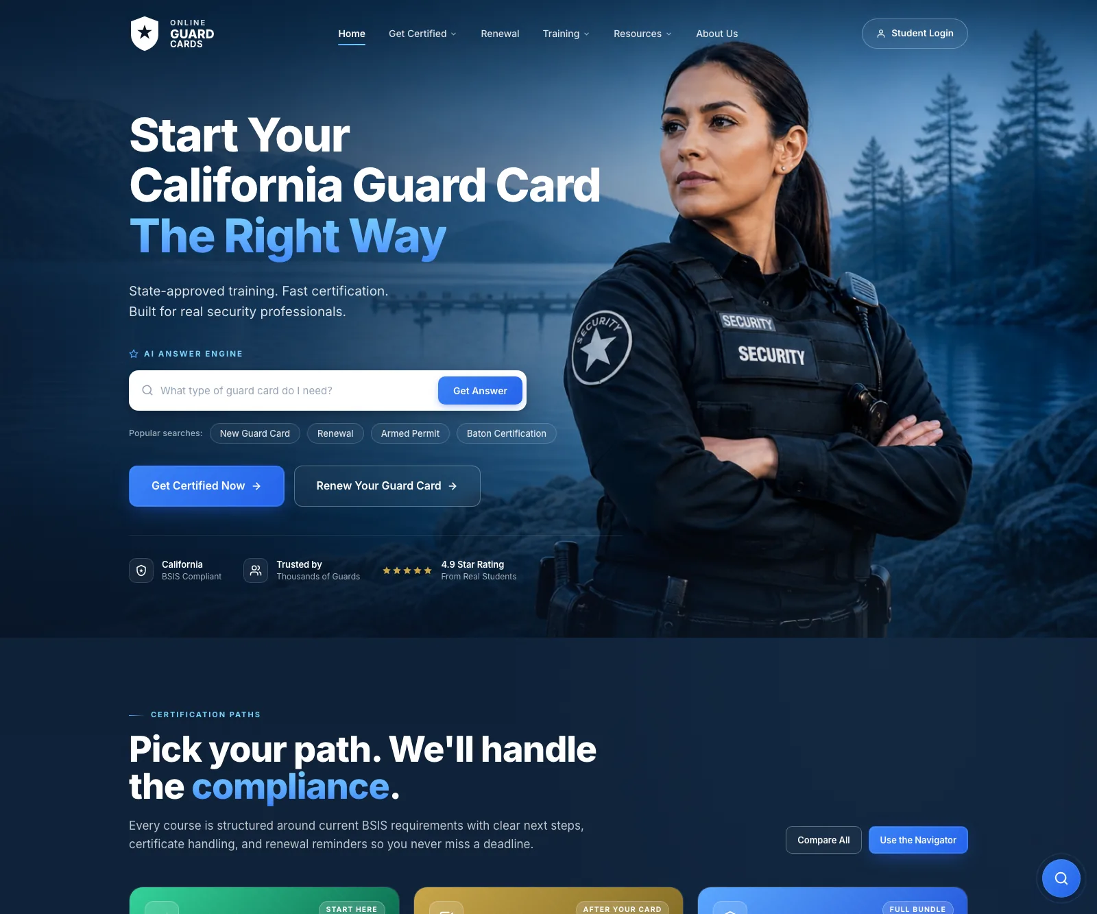 Online Guard Cards