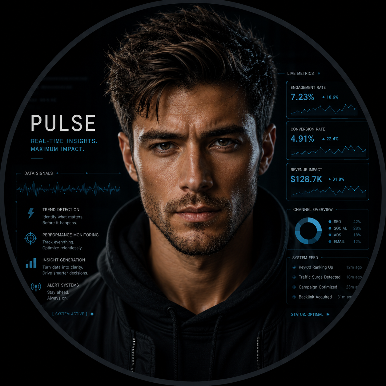 Pulse — Content Velocity · Social Signal Engineering