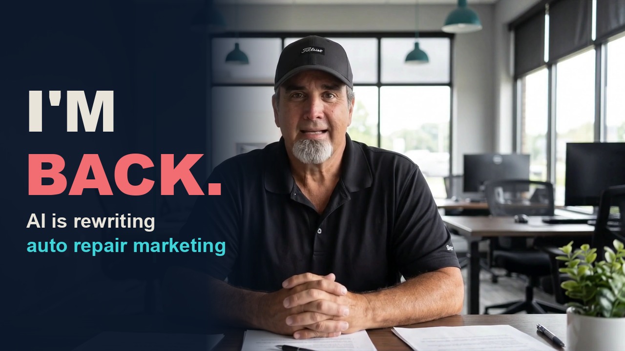 I'm Back: Why AI Is Rewriting Auto Repair Marketing