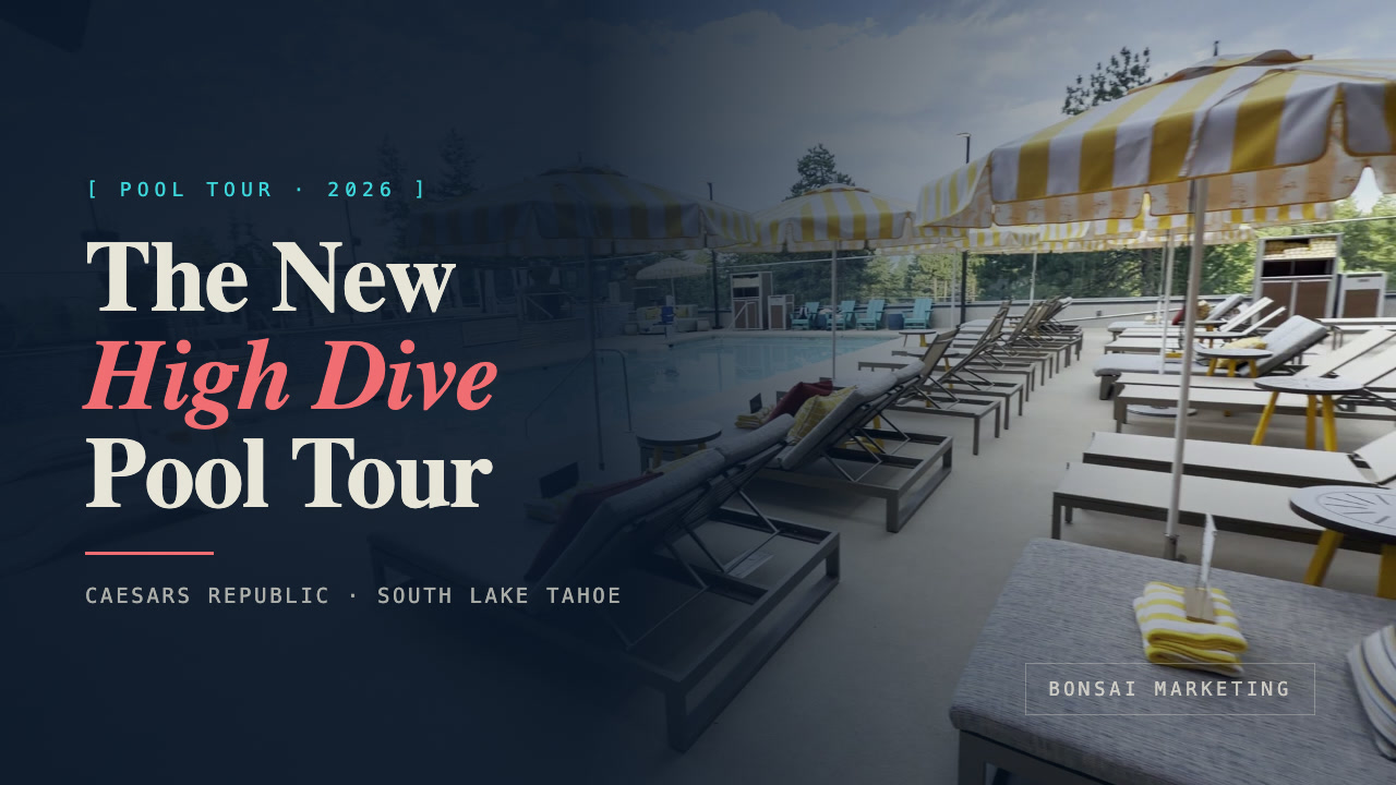 New High Dive Pool Tour — Caesars Republic Lake Tahoe